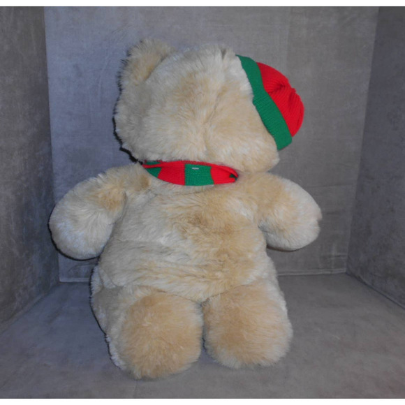 Frederick Wholesale Winter Teddy Bear 24" Large Plush Scarf & Hat - Picture 4 of 5